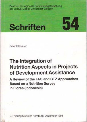 Item #4179 Integration of Nutrition Aspects in Projects of Development Assistance A Review of the...