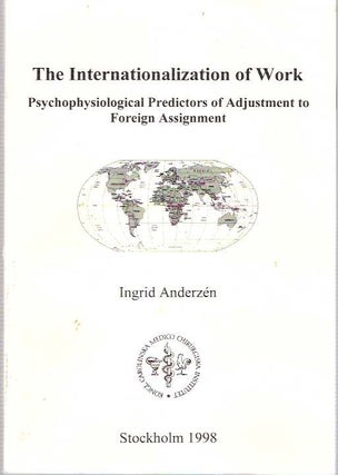 Item #4951 The Internationalization of Work : Psychophysiological predictors of adjustment to...