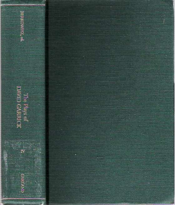 Item #5211 The Plays of David Garrick : Volume IV. David Garrick, edited, Gerald M. Berkowitz.