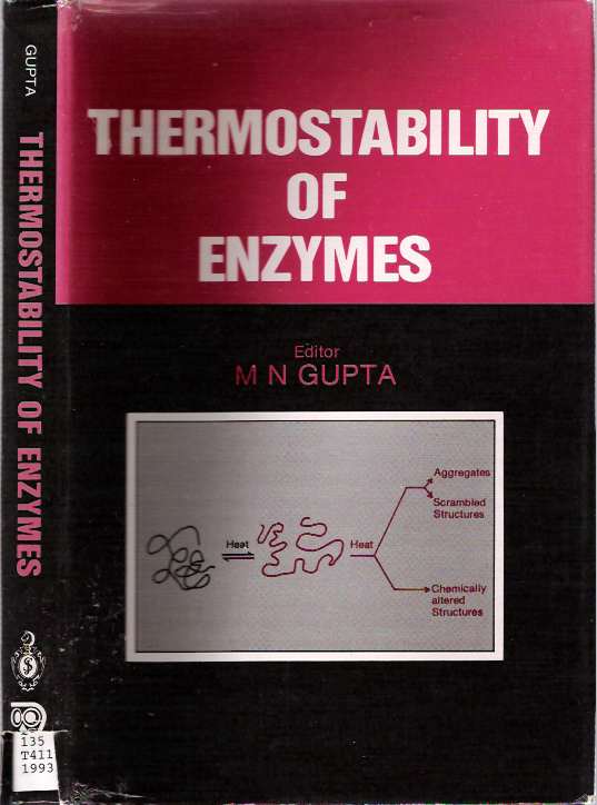 Item #5378 Thermostability of Enzymes. Munishwar Nath Gupta.