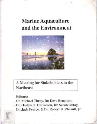 Item #5793 Marine Aquaculture and the Environment : A Meeting for Stakeholders in the...