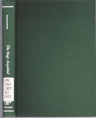 Item #5835 The Stage Acquitted. Anonymous, preface for the Garland, Arthur Freeman