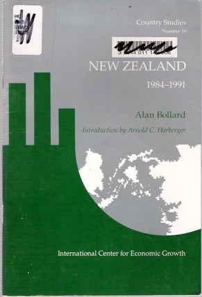 Item #5870 New Zealand : Economic Reforms, 1984-1991. Alan Bollard