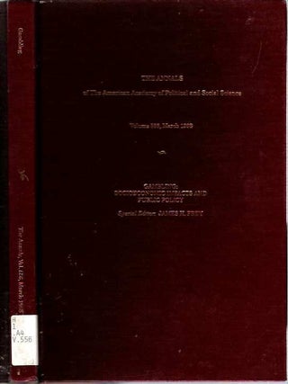 Item #5917 Gambling Socioeconomic Impacts and Public Policy. James H. Frey