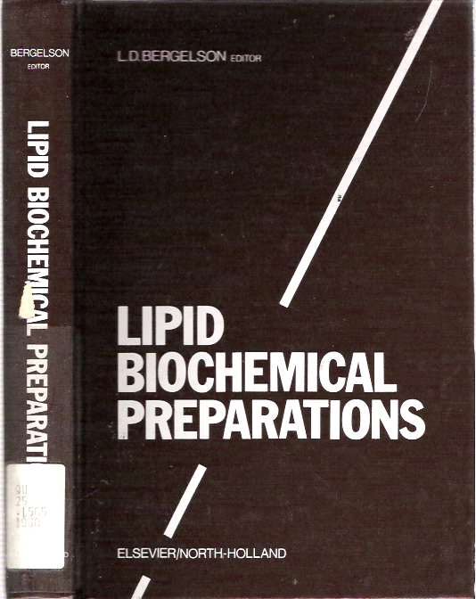 Item #5943 Lipid Biochemical Preparations. L. D. Bergelson.
