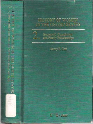 Item #5963 Household Constitution and Family Relationships. Nancy F. Cott