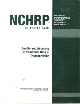 Item #6195 Quality and Accuracy of Positional Data in Transportation. E. S. Fekpe, National...