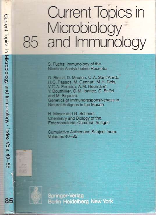 Item #6734 Immunology of the Nicotinic Acetylcholine Receptor. Sara Fuchs, G Biozzi, Hubert Mayer, Günter Schmidt.