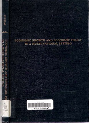 Item #7018 Economic Growth Policy in a Multinational Setting : The Hapsburg Monarchy...