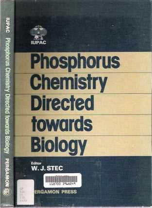 Item #7117 Phosphorus Chemistry Directed Towards Biology : Lectures Presented at the...