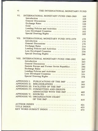 The International Monetary Fund 1944-1992 A Research Guide