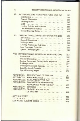 The International Monetary Fund 1944-1992 A Research Guide