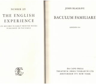 Baculum Familiare : London 1590