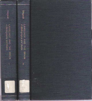 Item #7718 Language and the Brain: A Bibliography and Guide in two volumes. William Orr Dingwall