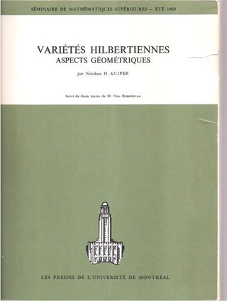 Item #7802 Variétés Hilbertiennes : Aspects géométriques : Suivi de deux textes de M Dan...