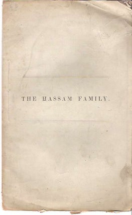 Item #8736 The Hassam Family. John T. Hassam