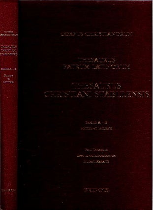 Item #8784 Thesaurus Christiani Stabulensis : Series A-B: Formae et Lemmata. Paul Tombeur,...