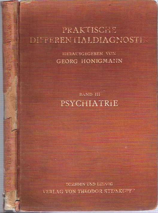 Item #9061 Differentialdiagnostik in der Psychiatrie : Mit einem Beitrag, Die Diagnostische Bedeutung der Intelligenzprüfungen. Erich Stern Hermann Haymann.