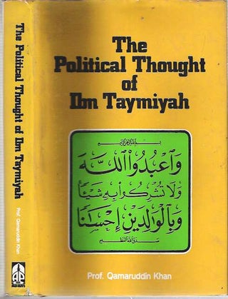 Item #9212 The Political Thought of Ibn Taymiyah. Qamaruddin Khan