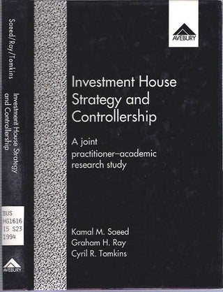Item #9511 Investment House Strategy and Controllership : The Management of Portfolios Delegated...