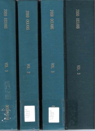 Item #9727 Oceans 2000 MTS/IEEE : Where Marine Science and Technology Meet [3 volume set]....