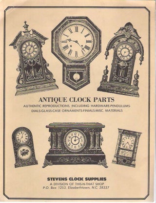 Item #9789 Antique Clock Parts : Authentic Reproductions, Including Hardware - Pendulums - Dials...