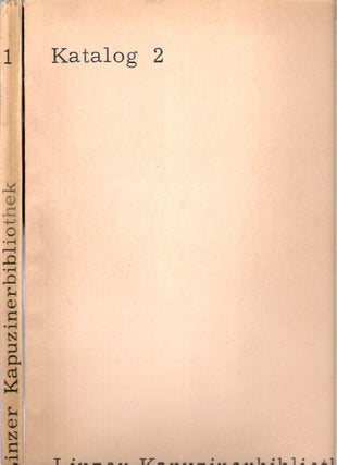 Item #9874 Die Bibliothek des Linzer Kapuzinerklosters St. Matthias [2 volumes] : Der...