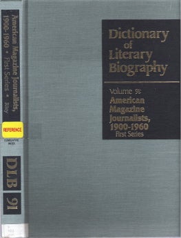 Item #BOOKS001279I American Magazine Journalists 1900-1960 : First Series : Dictionary of...